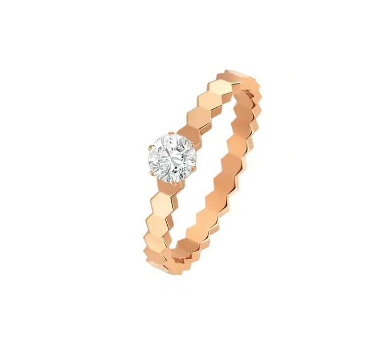 Chaumet — Rose Gold Bee My Love Solitaire — Jewelry — resale