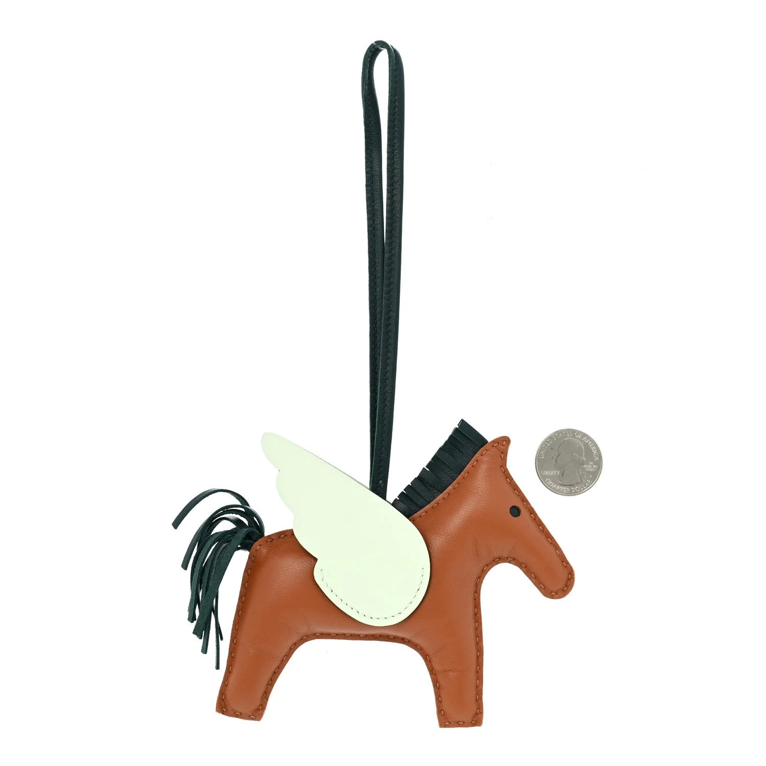 Milo Grigri Rodeo Pegase Horse Bag Charm Cypress Fizz 2