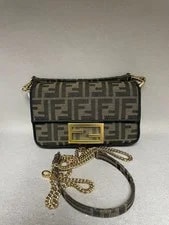 Fendi — Fendi Baguette Monogram Double Strap Crossbody — Handbag — resale