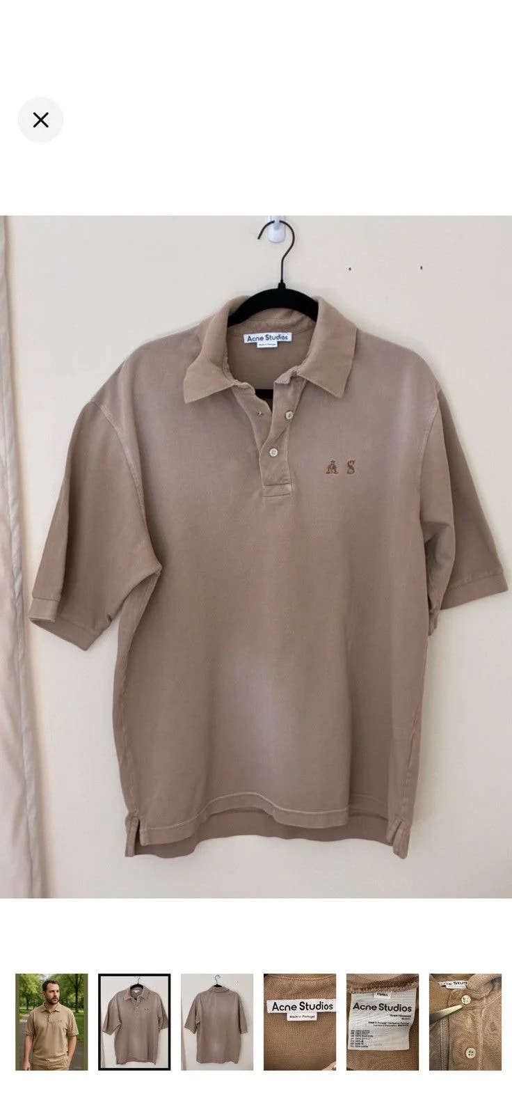 Acne Studios — Acne Studios Polo — streetwear — resale