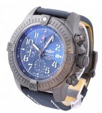 Breitling Super Avenger Night Mission Black DLC Titantium Chrono 48mm - V13375 4