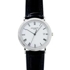 Patek Philippe — Patek Philippe Calatrava New Condition Strap 3944G-001 White Dial Quartz #W1256 — Watch — resale