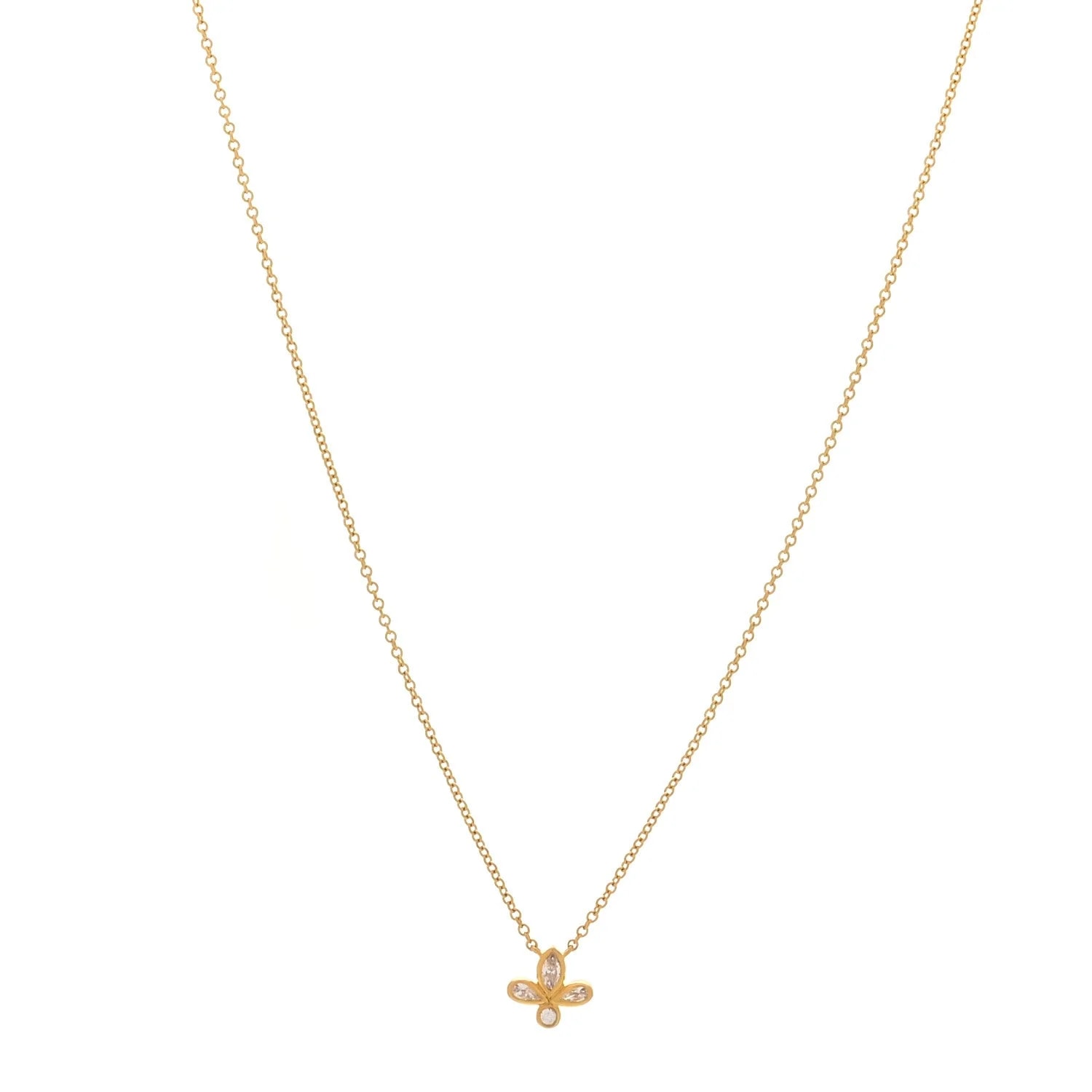 Tiffany & Co. — 18K Yellow Gold Fleur de Lis — Jewelry — resale
