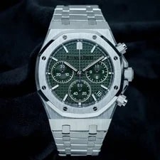 Audemars Piguet — Audemars Piguet Royal Oak Chronograph 41mm Green Full Set 26240ST — Watch — resale
