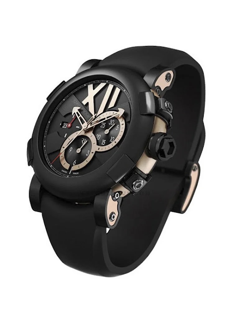 Worldofluxuryus — Romain Jerome Titanic-DNA Chronograph Black Ceramic & Rose Gold — Watch — resale