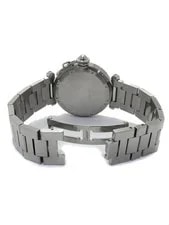Cartier Pasha C Date W31044M7 / 2475 Stainless Steel 35mm Automatic #TW3476 3