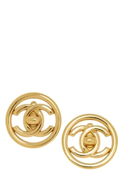 Chanel — 'CC' Turnlock Circle Small — Jewelry — resale