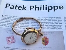 Patek Philippe — Antique Patek Philippe 18k 750 Gold Pocket 32 Mm With Hand Chain — Watch — resale