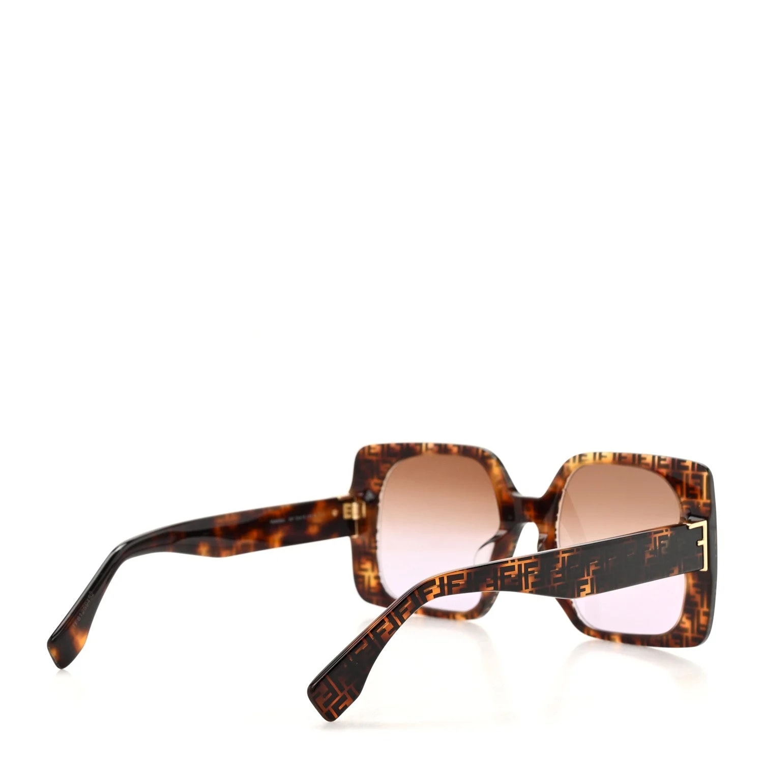 Acetate Fendi Bold Sunglasses FE40036U Havana 4