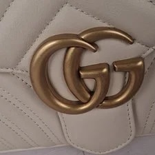 Gucci GG Marmont Chevron Small Zip HW USA Strap 2