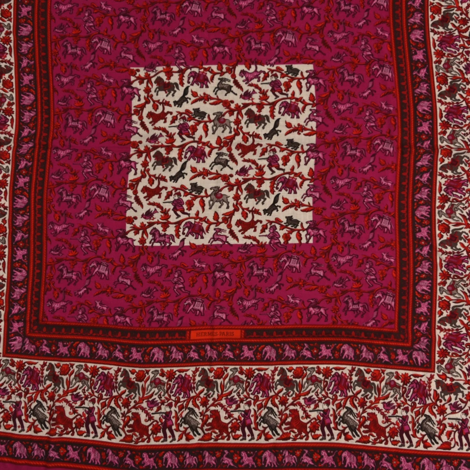 Chasse En Inde Shawl 140 2