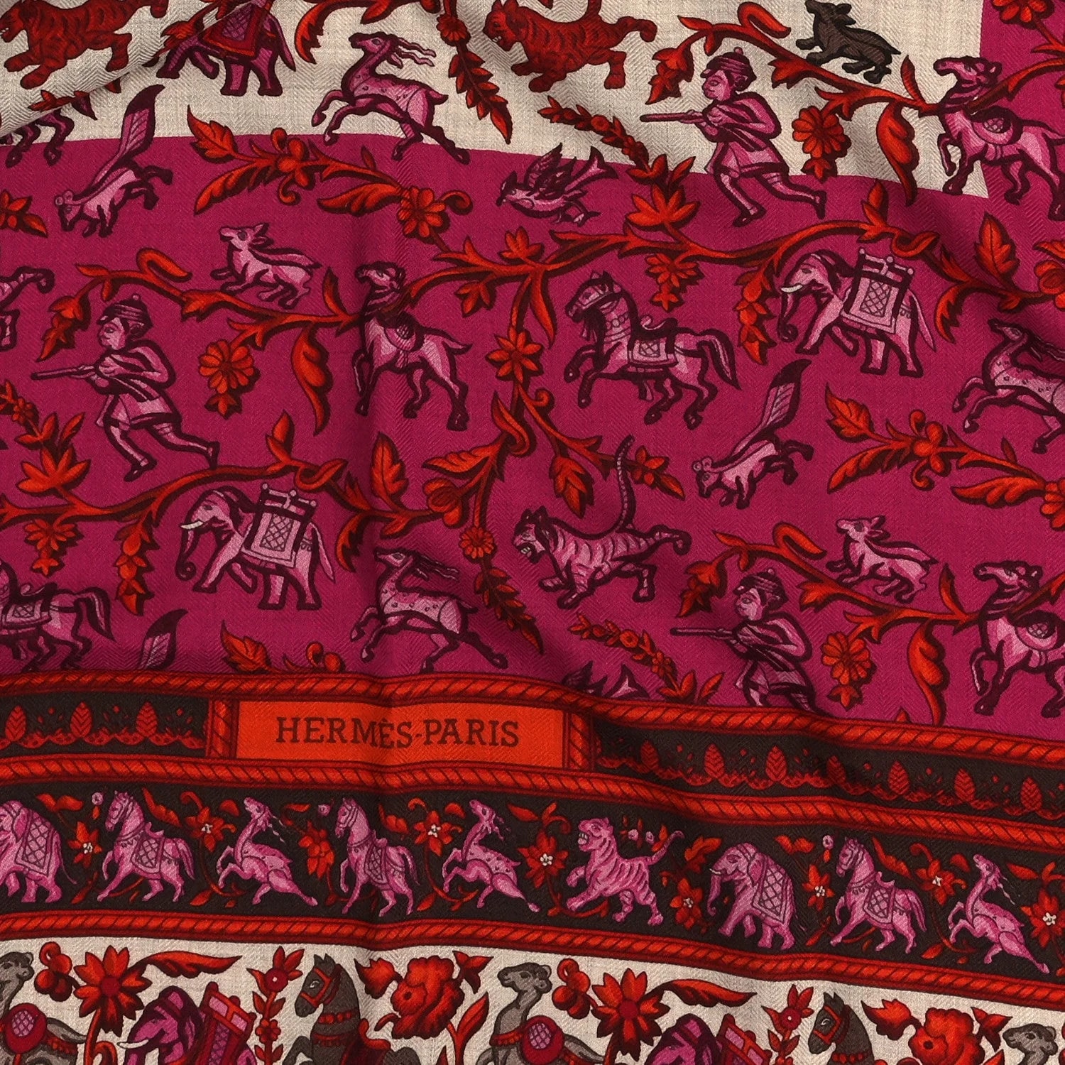 Chasse En Inde Shawl 140 4
