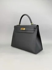 Hermes Kelly 32 Sellier / Hardware Preowned D Stamp 3