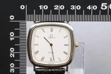 Omega de Ville Cal.1378 195.0077 Silver Roman Quartz JP 4