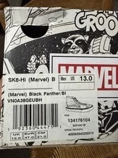 Vans Marvel X Limited Edition SK8-Hi Panther Shoes 3