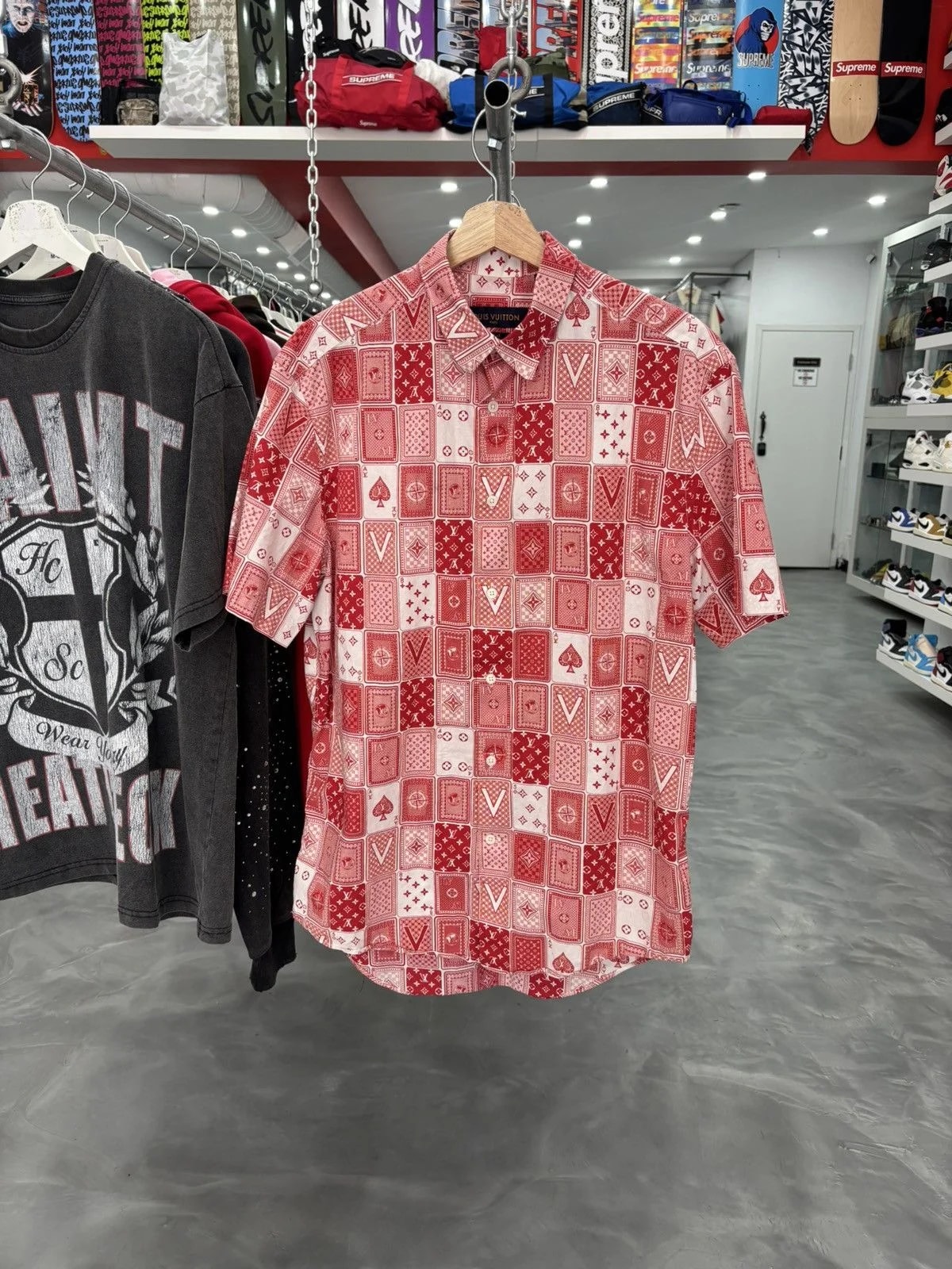 Louis Vuitton — Louis Vuitton Playing Cards Button Up Shirt — streetwear — resale