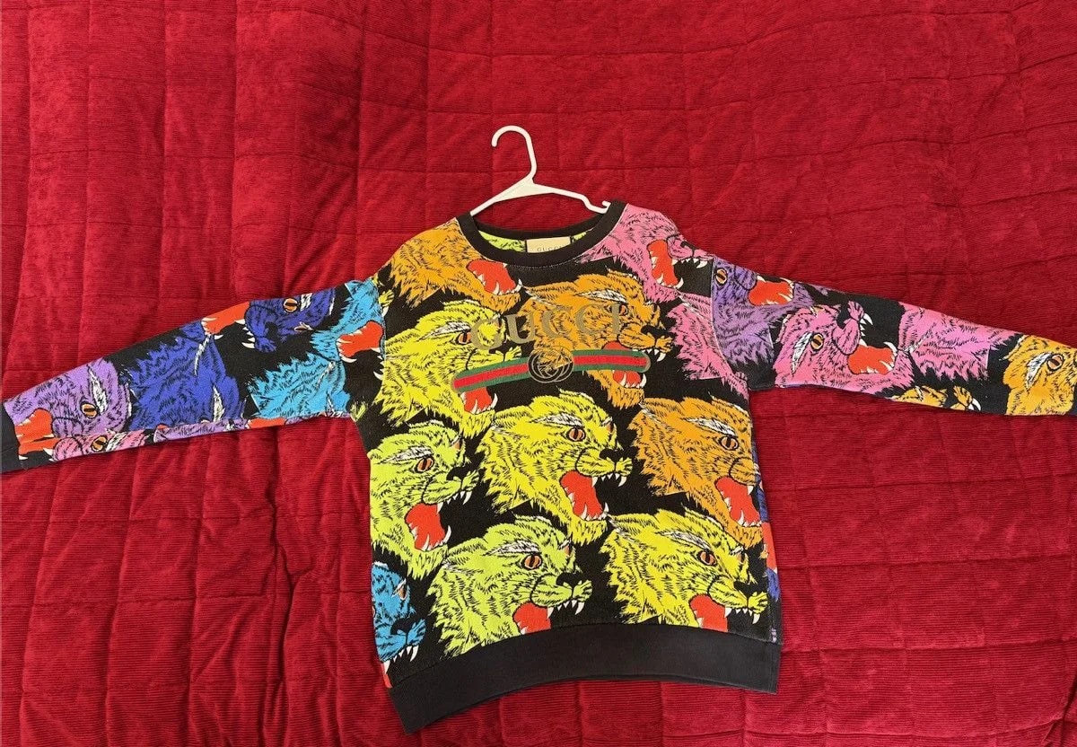Gucci — Gucci Panther Face Sweater GG — streetwear — resale