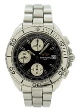 Breitling 41mm Shark Black Dial Swiss Automatic Chrono ! Ref: A13051! 2