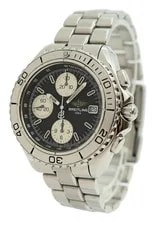 Breitling 41mm Shark Black Dial Swiss Automatic Chrono ! Ref: A13051! 3