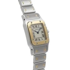 Cartier Santos Galbee SM W20012C4 Ivory 734337 3