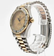 Tag Heuer — [N ] TAG Heuer Professional 2000 974.013 Gold Dial 35mm Qz Japan — Watch — resale