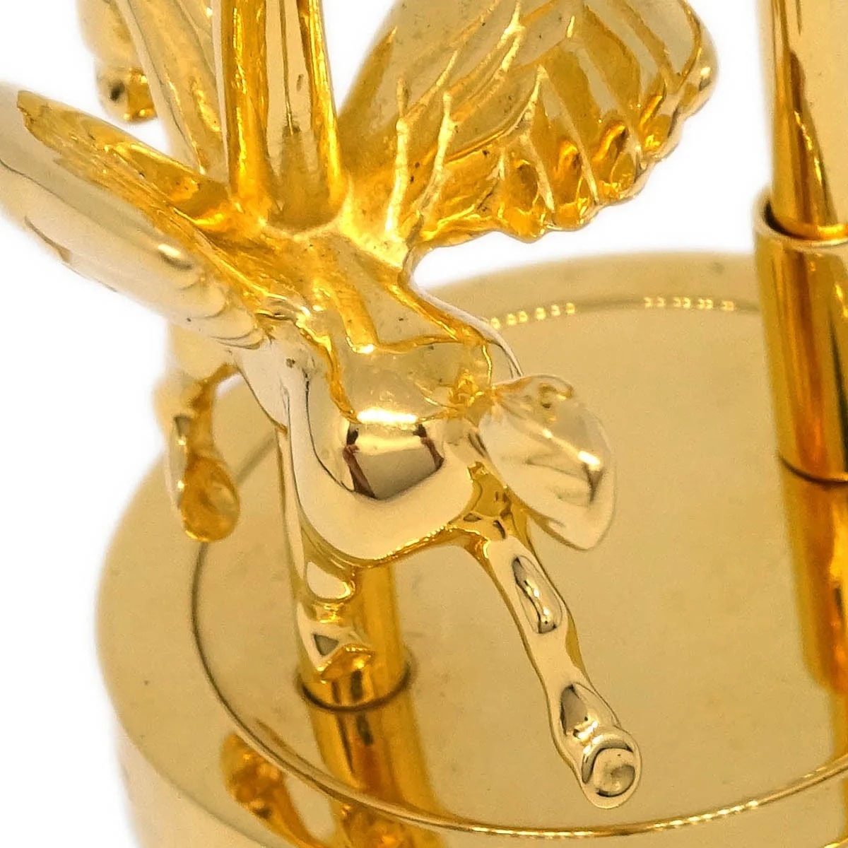 Hermes Pegasus Cadena Lock Charm Metal Gold_Plated Charms and Keychains Accessory 3