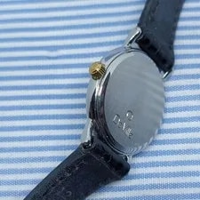 Omega de Ville Quartz Swiss Made Thin Round Case Strap 2