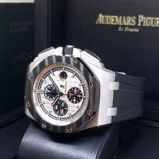 Audemars Piguet 44 Silver "Panda" Dial Royal Oak Offshore Novelty REF: 26400SO 2