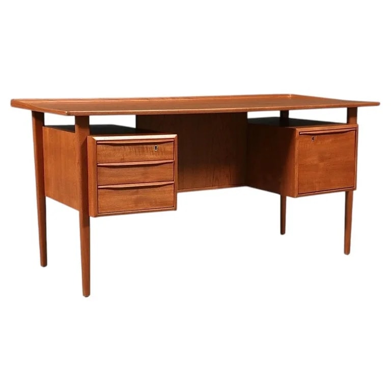 Peter Løvig Nielsen — Expertly Restored - Danish Modern Floating-Top By Peter Lovig Nielsen — Furniture — resale