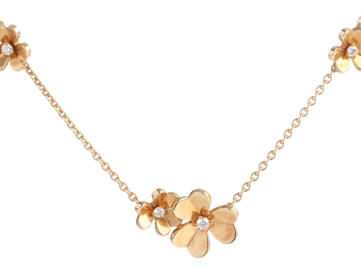 Van Cleef & Arpels — Van Cleef & Arpels 18K Yellow Gold 9-Motif Frivole — Jewelry — resale