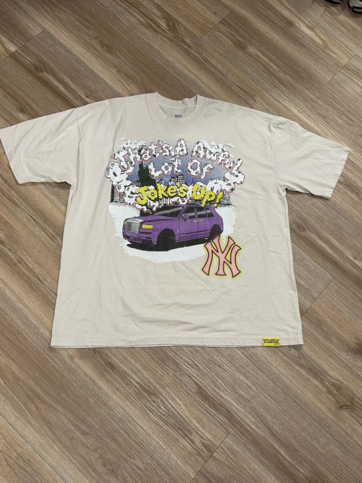 Awful Lot of Cough Syrup Jokes Up T-Shirt — streetwear — resale