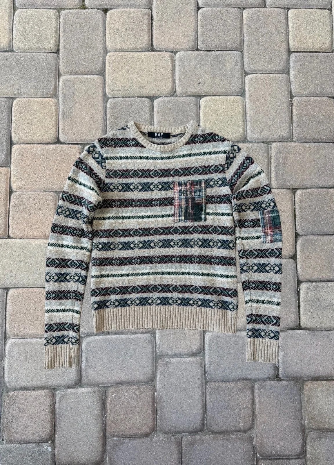 Raf Simons — Raf Simons 06 “What We Do Is Secret” Fair Isle Sweater — streetwear — resale