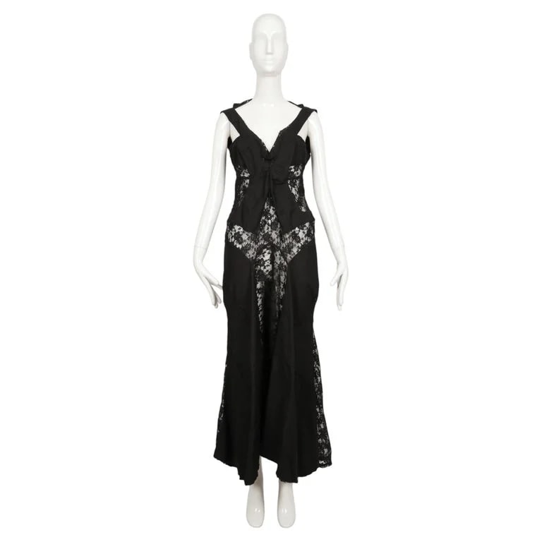 Junya Watanabe — 2006 Junya Watanabe Comme des Garcons Sleeveless Lace Patchwork Dress — Clothing — resale
