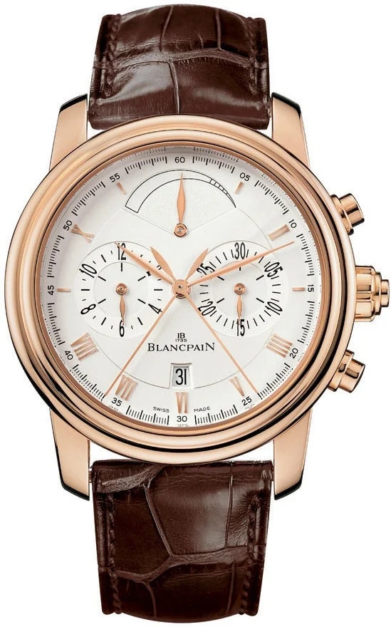 Worldofluxuryus — Blancpain le Brassus Chronograph 18K Rose Gold — Watch — resale