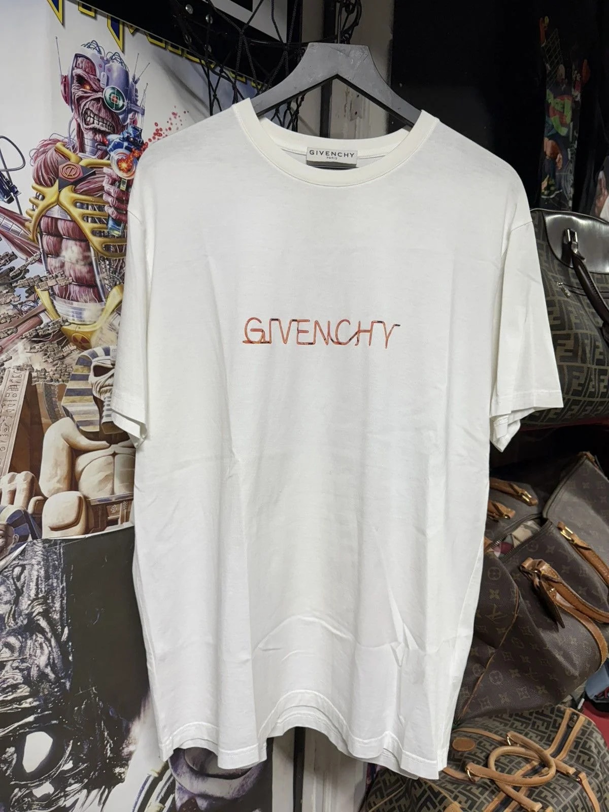 Givenchy Spellout Logo T-Shirt Los Angeles Tee 2