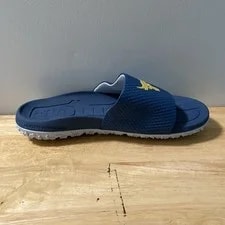 New 10 Under Armour Project the Rock Deep Sea Michelin Wild Gripper Slides 4