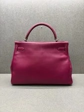 Hermès Kelly 32 Pourpre Sellier Palladium Hardware 2