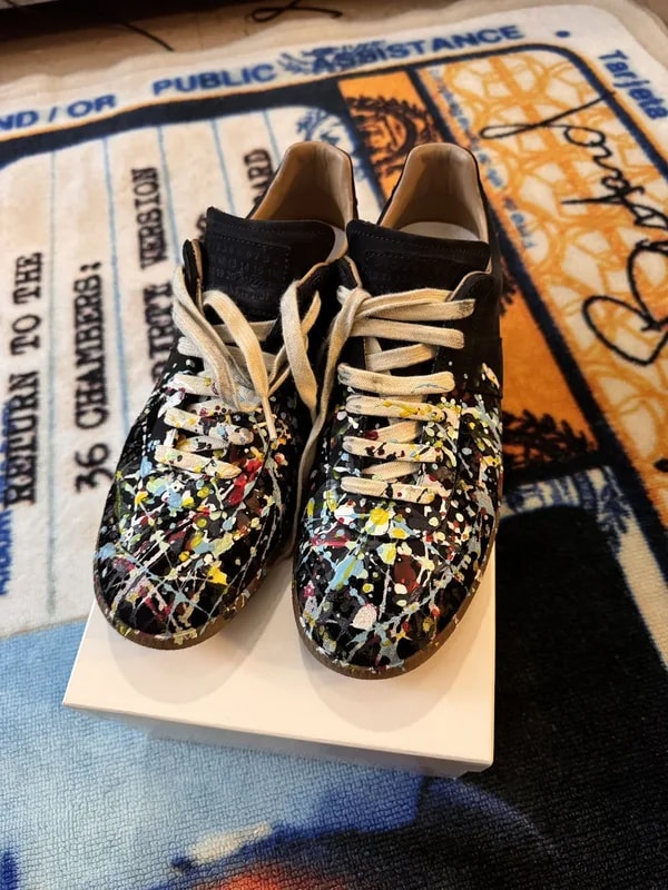 Maison Margiela — Maison Margiela Paint-Splattered — Sneaker — resale
