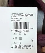 Salomon RX MOC 2 Advanced Lunar Rock/Winetasting 29.5cm Limited 4