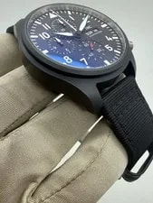 2024 IWC Pilots TOP GUN Black Ceramic Chronograph 44mm IW389101 B+P 3