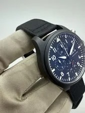 2024 IWC Pilots TOP GUN Black Ceramic Chronograph 44mm IW389101 B+P 4