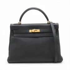 Hermès — Hermès Kelly 32 le Tournay Metal Fittings □R: 2014 — Handbag — resale