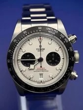 2023 Tudor Black Bay Chrono Panda 41mm White Dial Steel Bracelet 79360N 2