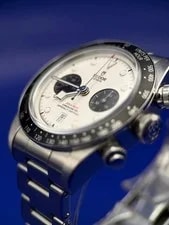 2023 Tudor Black Bay Chrono Panda 41mm White Dial Steel Bracelet 79360N 3