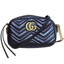 Gucci — Gucci GG Marmont Chain 447632 Double — Handbag — resale