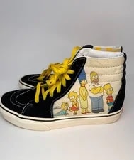 Vans Off the Wall the Simpsons Family Portrait Hi Top - 6 3