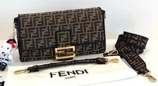 Fendi — Fendi Baguette GM Crossbody Maillard — Handbag — resale