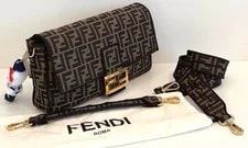 Fendi Baguette GM Crossbody Maillard 2