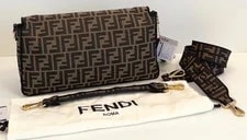 Fendi Baguette GM Crossbody Maillard 3
