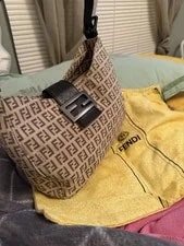 Fendi — Fendi Monogram Logo Accent Strap Hardware — Handbag — resale